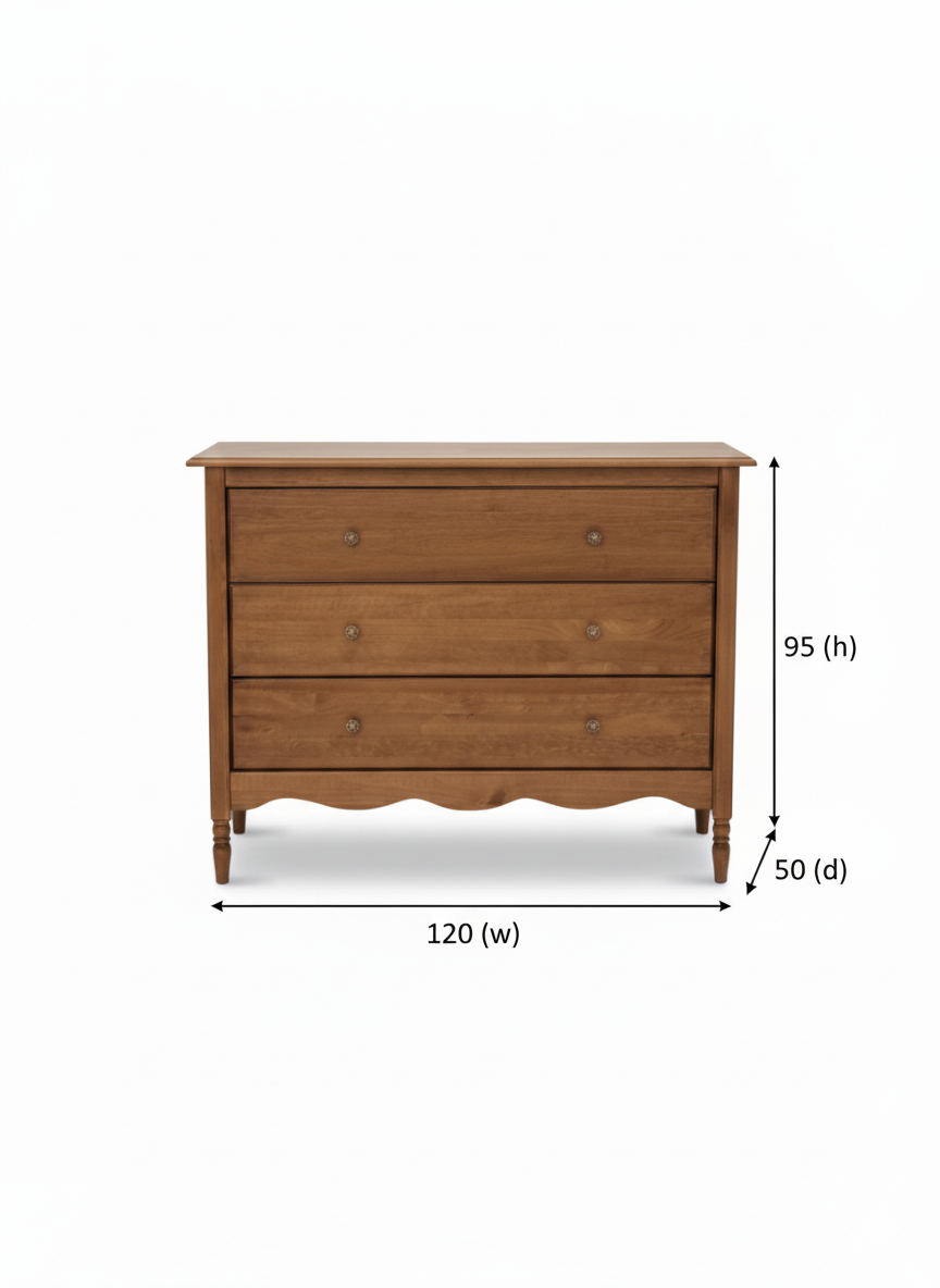 Heritage dresser + Optional Changing Top